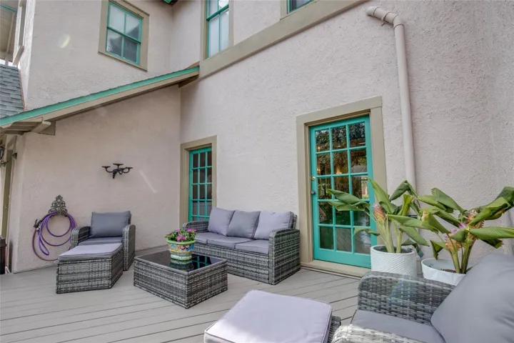 Tranquil back porch