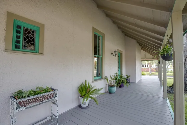 Beautiful and timeless wrap around portico