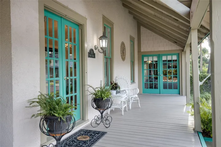 Beautiful and timeless wrap around portico