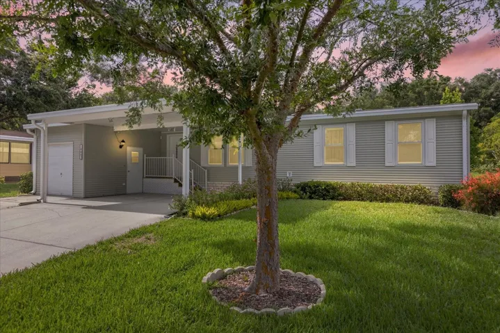 Twilight Front Elevation