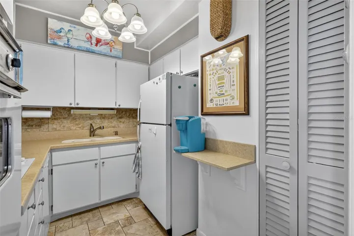 Spacious galley kitchen