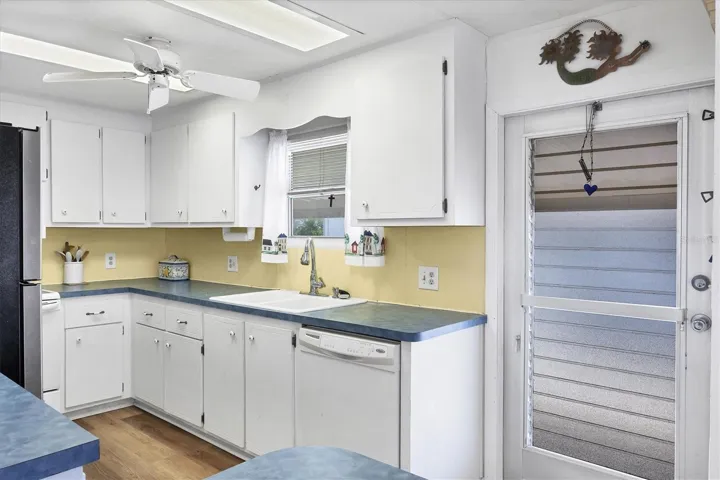 Side Entrance to Kitchen.