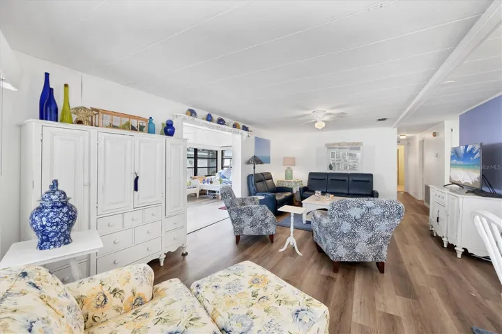 Living Room & Family Room on the Left.