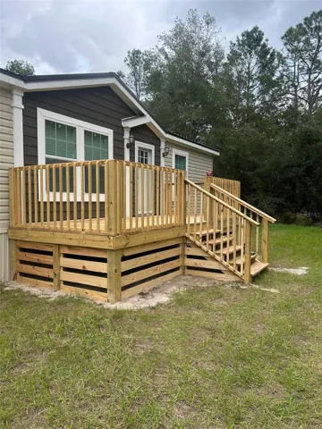 Update: Completed bottom inclosed Front deck