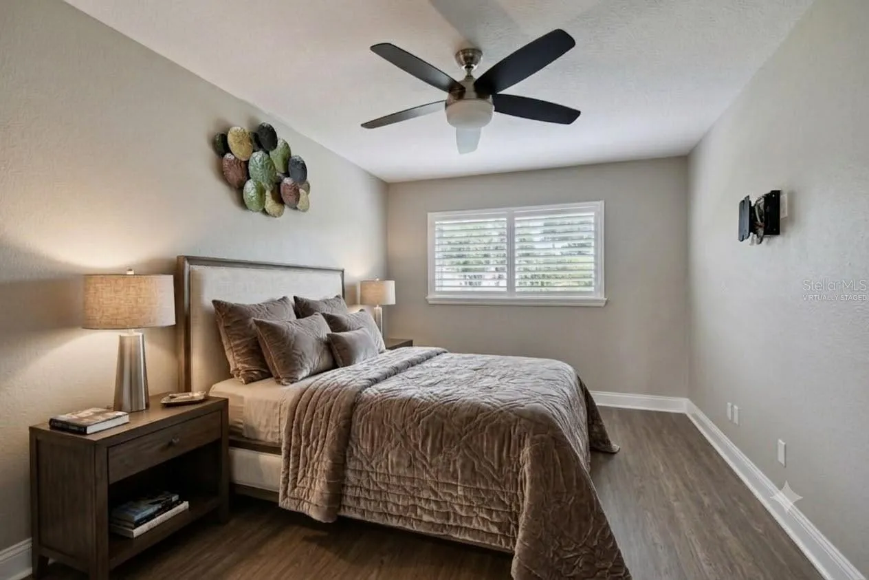 Virtually Staged Primary Bedroom