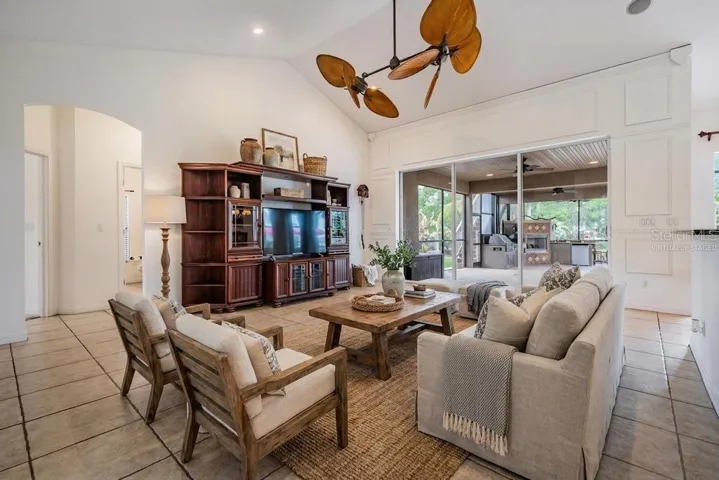 Virtually staged Great Room