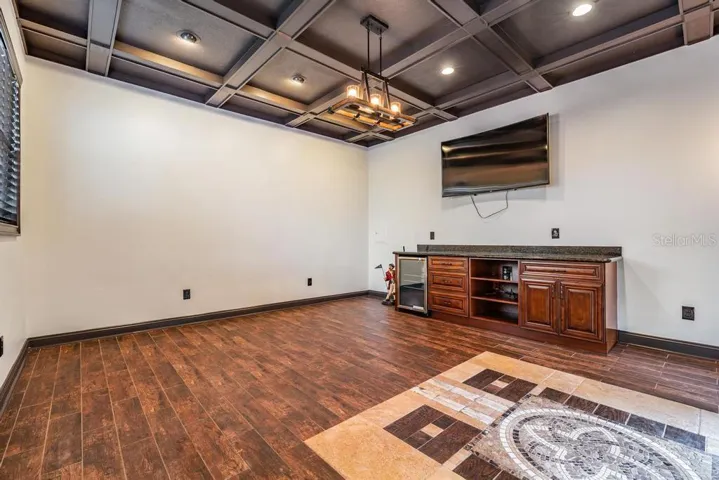 Upstairs Bonus Room, accessable only from ourside staircase is this wonderful space! Think  2nd office, fitness room, craft room, man cave!