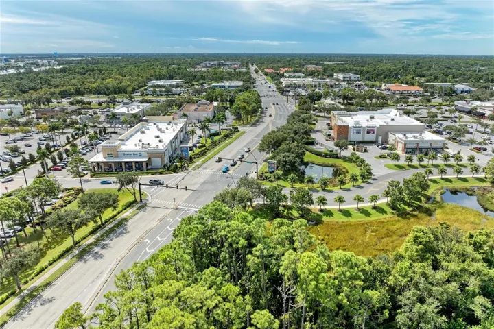 Right outside the community, Fresh Market & Anna Maria Oyster Bar.