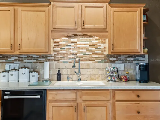 Kitchen w/ soild surface counter tops