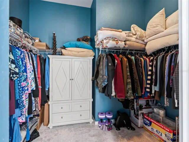 Primary walk in closet