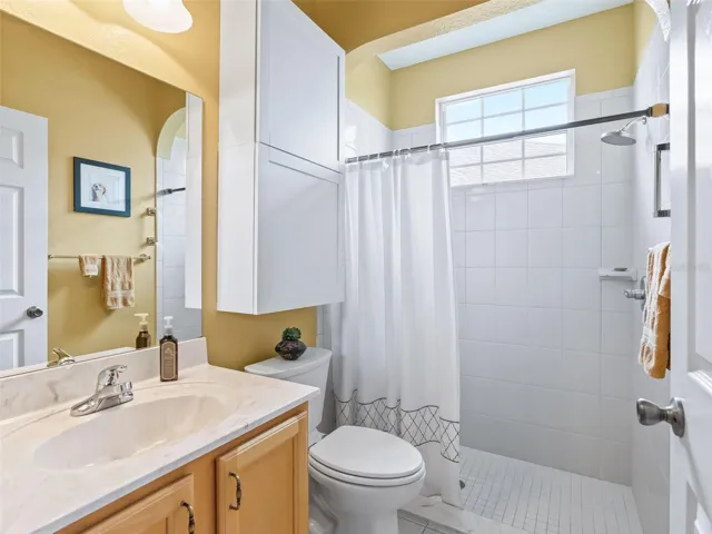 Guest Bath with walk in shower.
