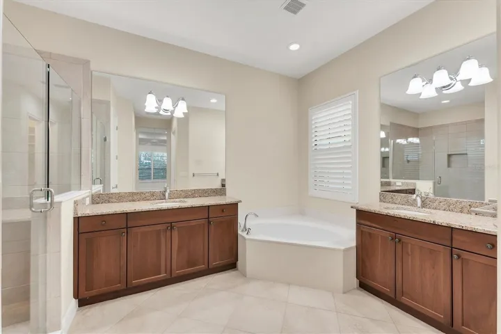 Split Vanities in Primary Ensuite Bath