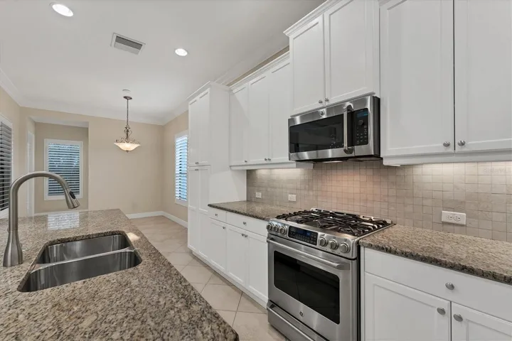 Under Cabinet Lights & Tile Backsplash
