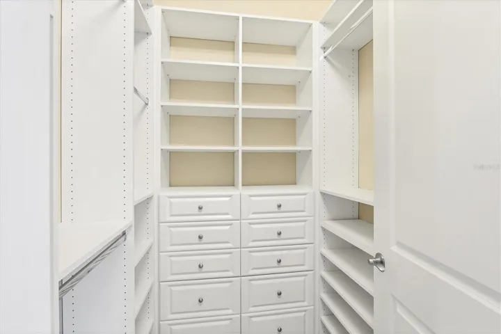 Dual built-In Closets in Primary Bedroom