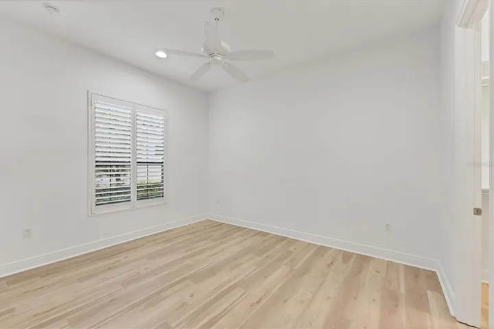 Guest Bedroom with Luxury Vinyl Floors