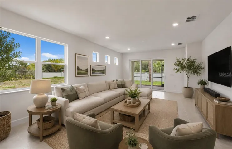Virtually staged of actual home.