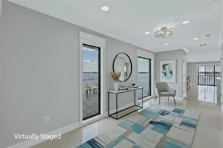 Virtually Staged Foyer