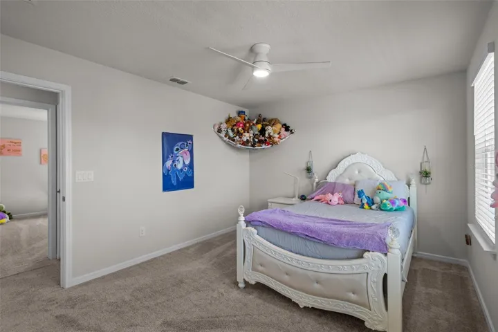 Bedroom 3 with a walk in closet