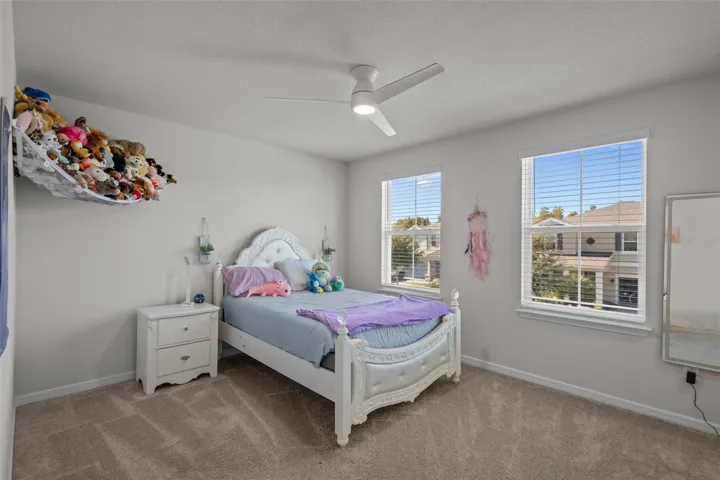 Bedroom 3 with a walk in closet