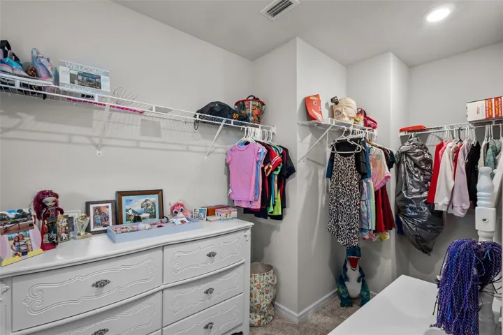 Bedroom 3 walk in closet