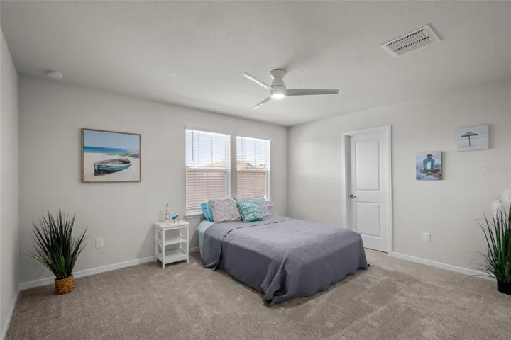 Bedroom 2 with a walk in closet