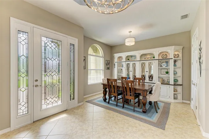Elegant Dining with Butler’s Pantry Access