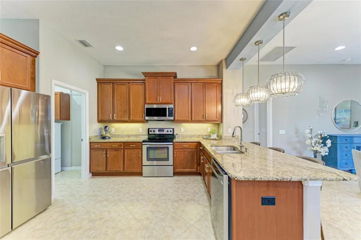 Upgraded Kitchen with Ample Cabinetry