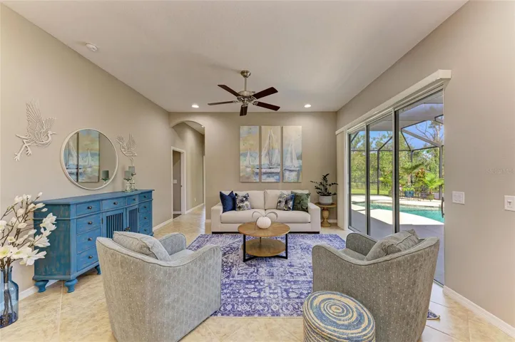 Expansive Open Living Area