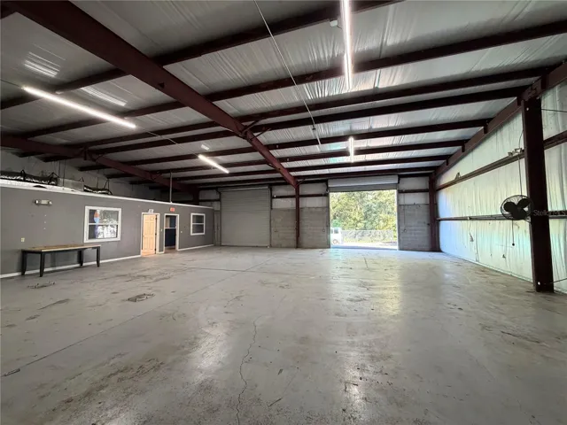 Two 12x12 Grade level drive in bays