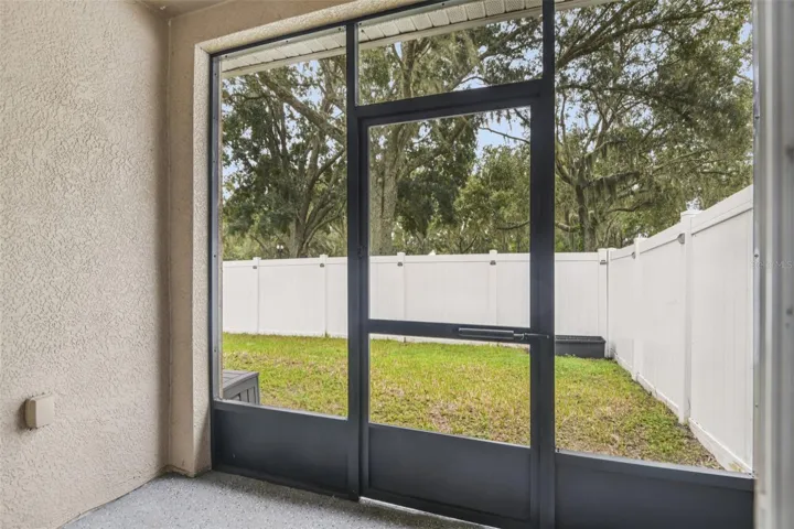 screened in patio