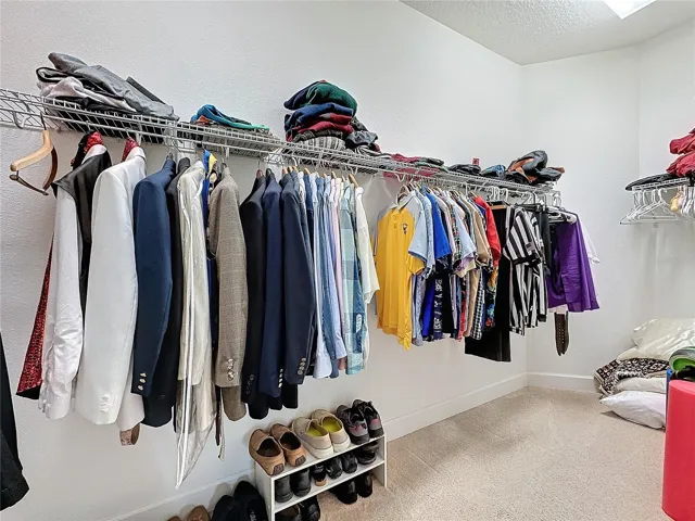 Extra Large Walk In Closet in Primary BD