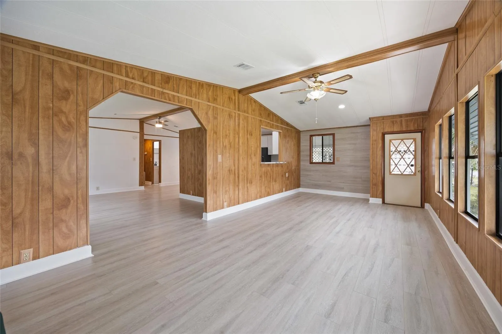 Another View Of The Living Room Which Flows Right Into The Family Area