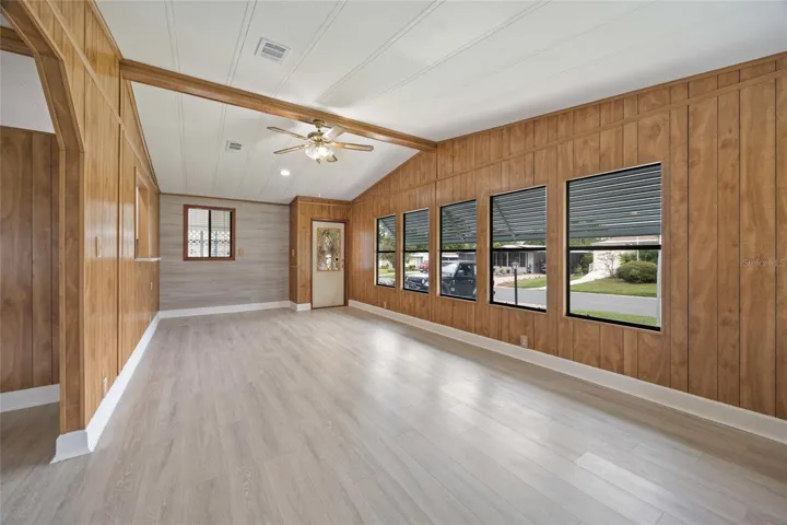 Living Room With Brand New Luxury Vinyl Flooring