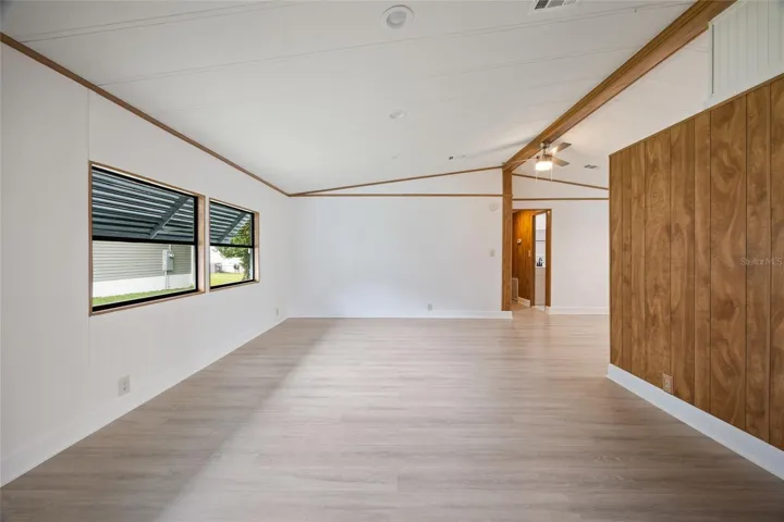 Family Room With Brand New Luxury Vinyl Flooring