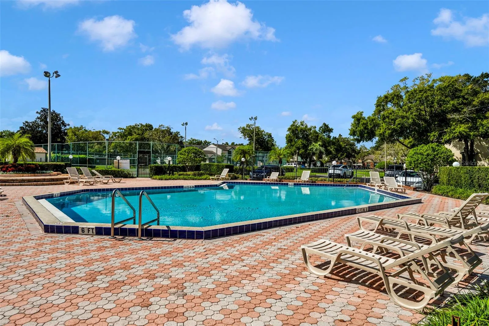Plenty of chaise lounge chairs where you can live the good life.