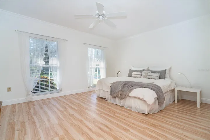 Generous bedroom suite