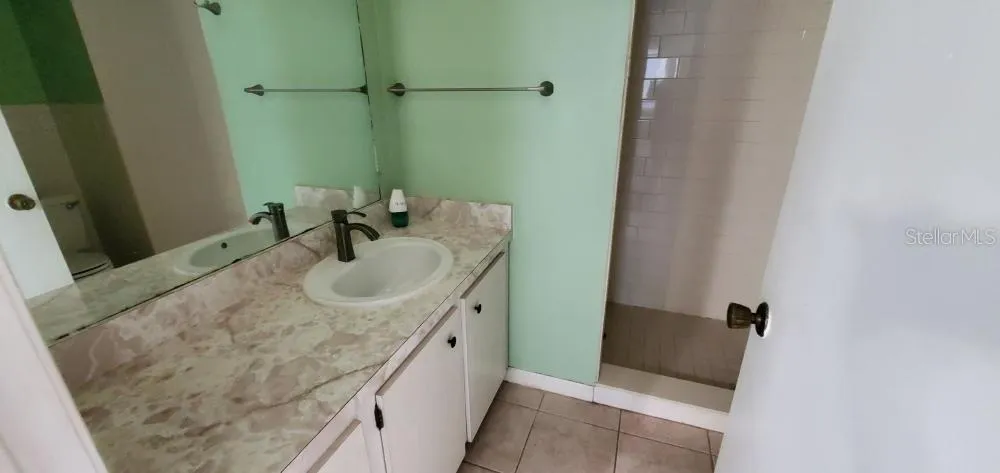 PRIMARY BATH ROOM.  SHOWER NO TUB.