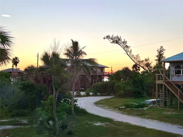 View from the open front porch