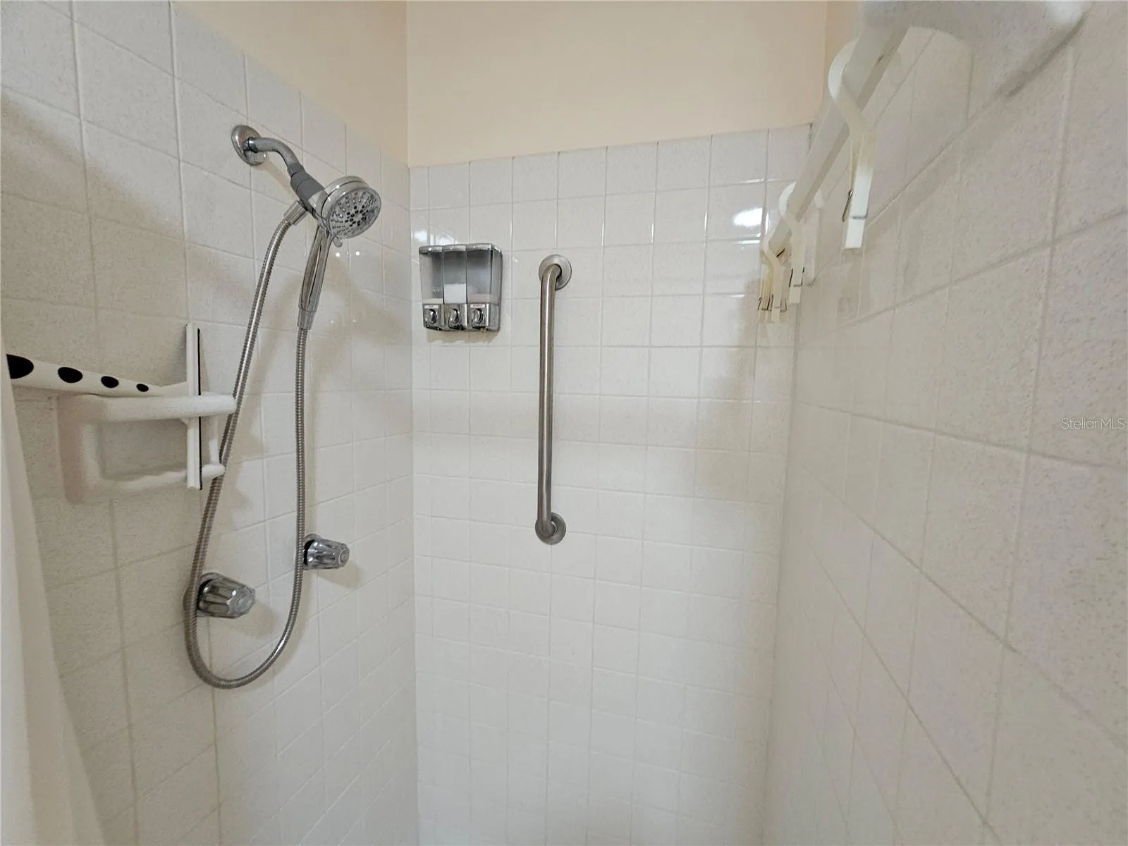 Shower in Primary bathroom