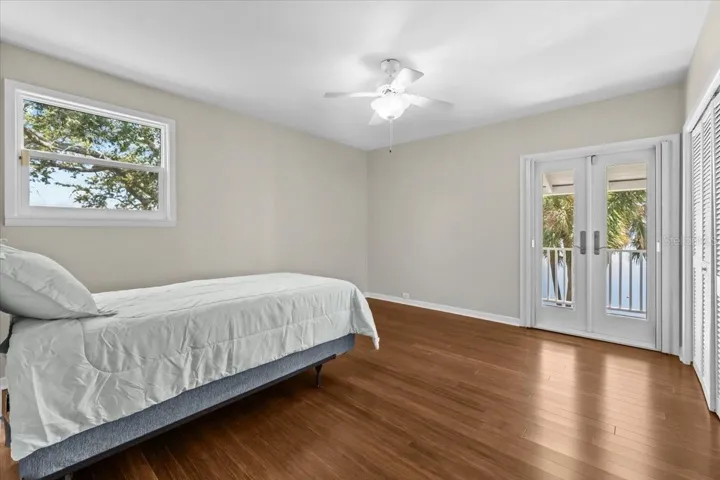 Bedroom 4 with waterviews