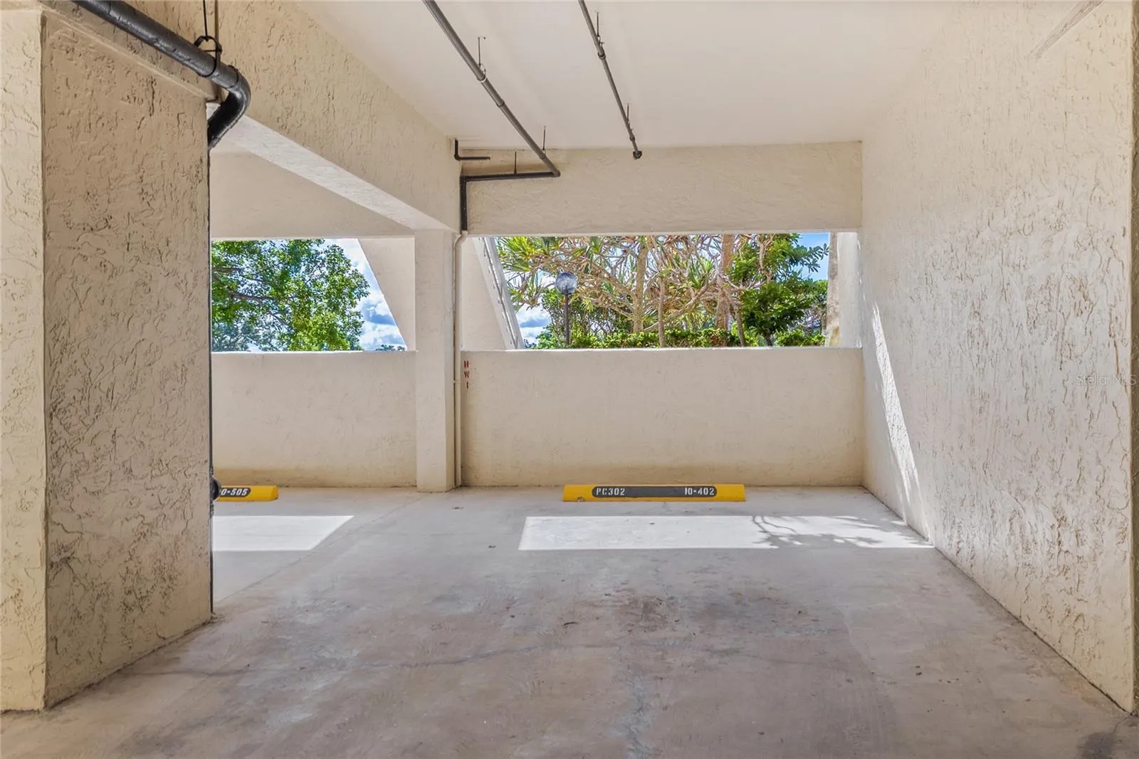 Under Building designated parkeing space