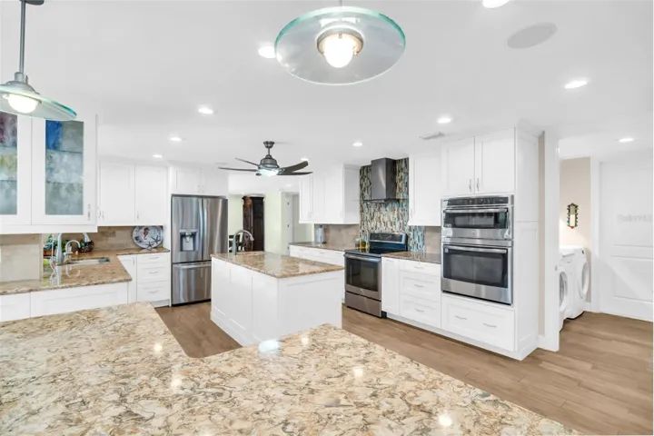 Tons of countertop space and storage
