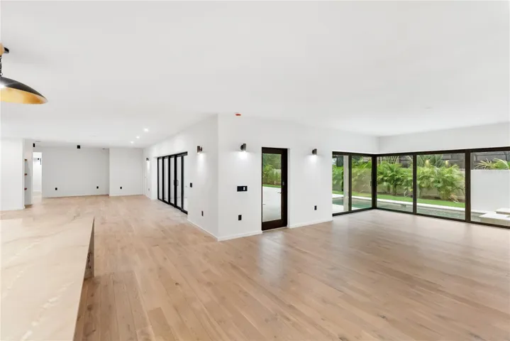Open concept living/dining