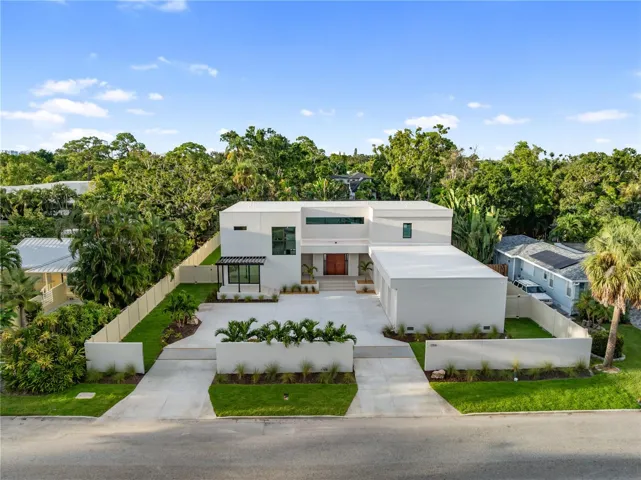 Exterior with fence