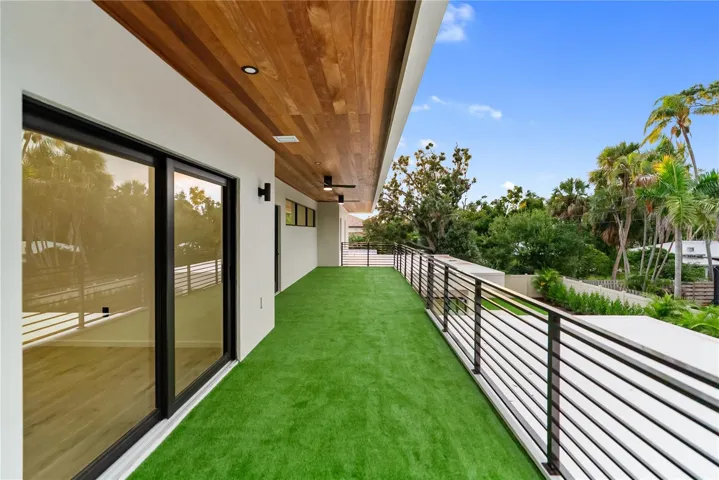 Second floor balcony