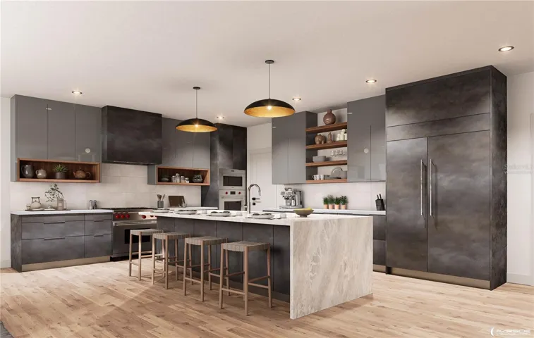 Designer Kitchen - Virtually Staged