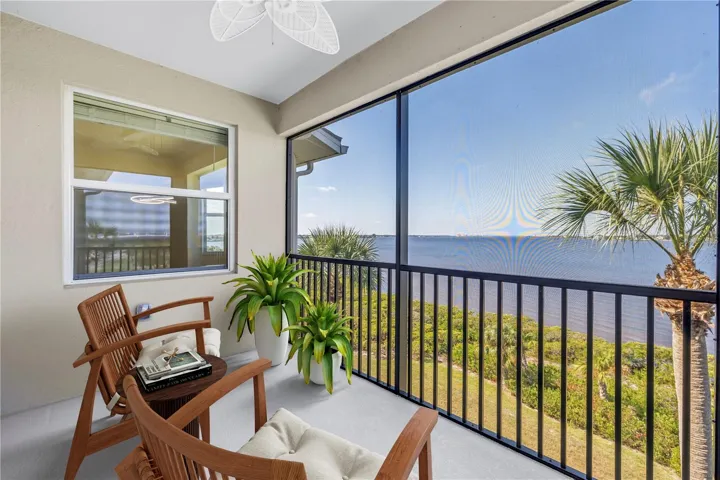 Virtual staged lania with water views
