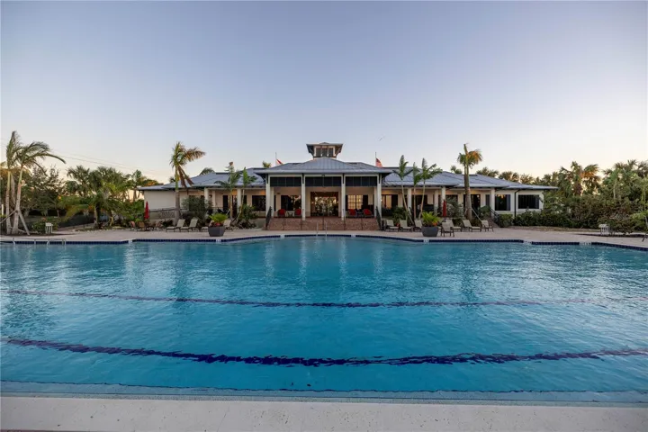 Main club house pool on the Manatee River