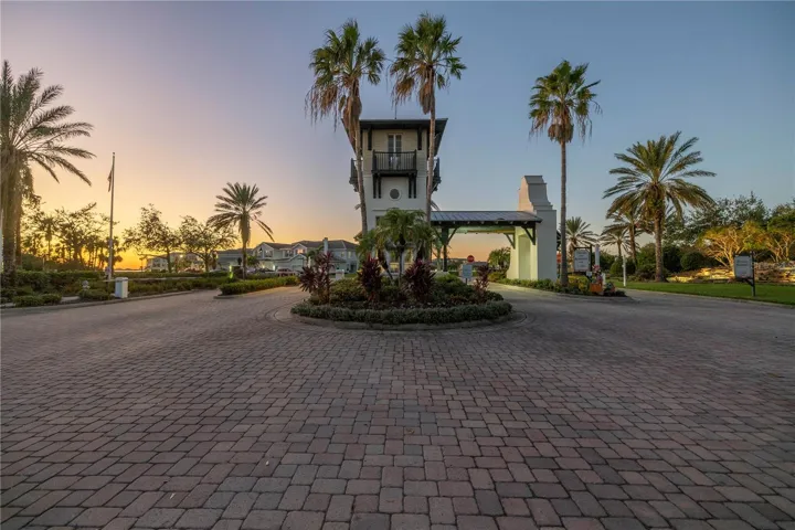 Gated entrance with 24 hour guard access