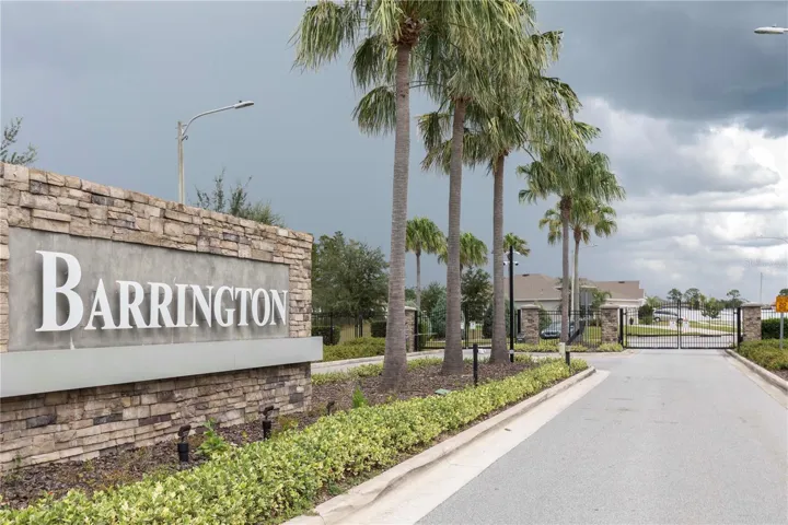 Welcome to the Gated Entrance to Barrington at Sterling Hill